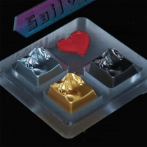 Mountain Peak Metal Artisan Keycaps for Mechanical Gaming Keyboard